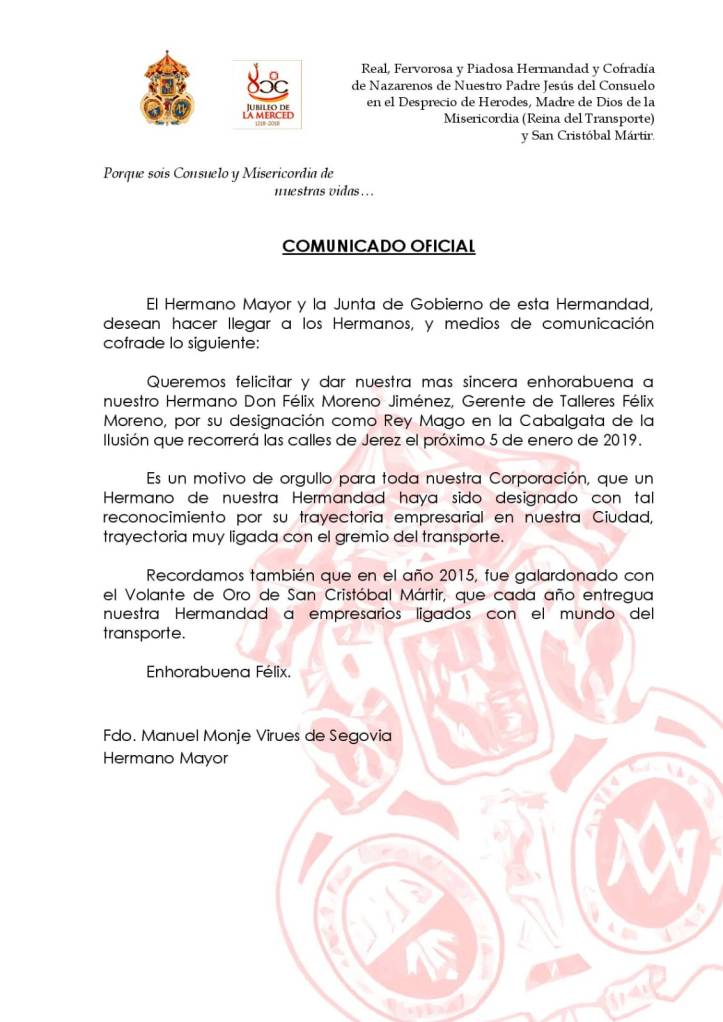 Comunicado 27-09-2018